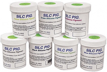 Silc Pig (пигмент для силикона)В ассортименте: бел, жел, зел, кор, крас, синий, черный. 110гр